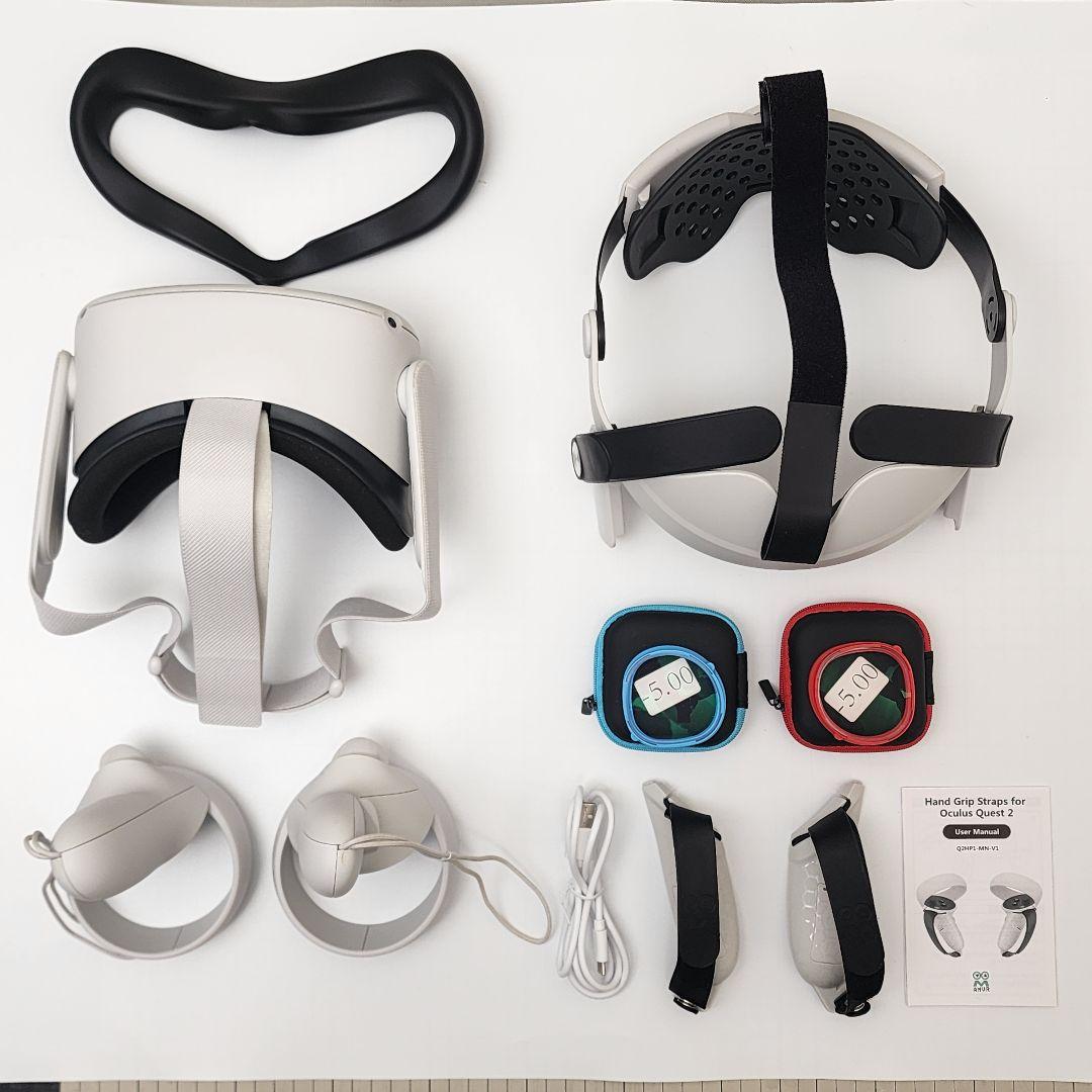  Quest 2 VR 128gb 付属品多数 ストラップ