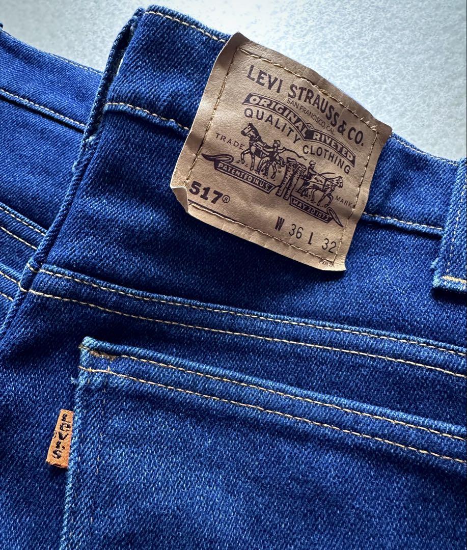 90s USA製 LEVIS リーバイス 517 ストレッチデニム ビンテージ