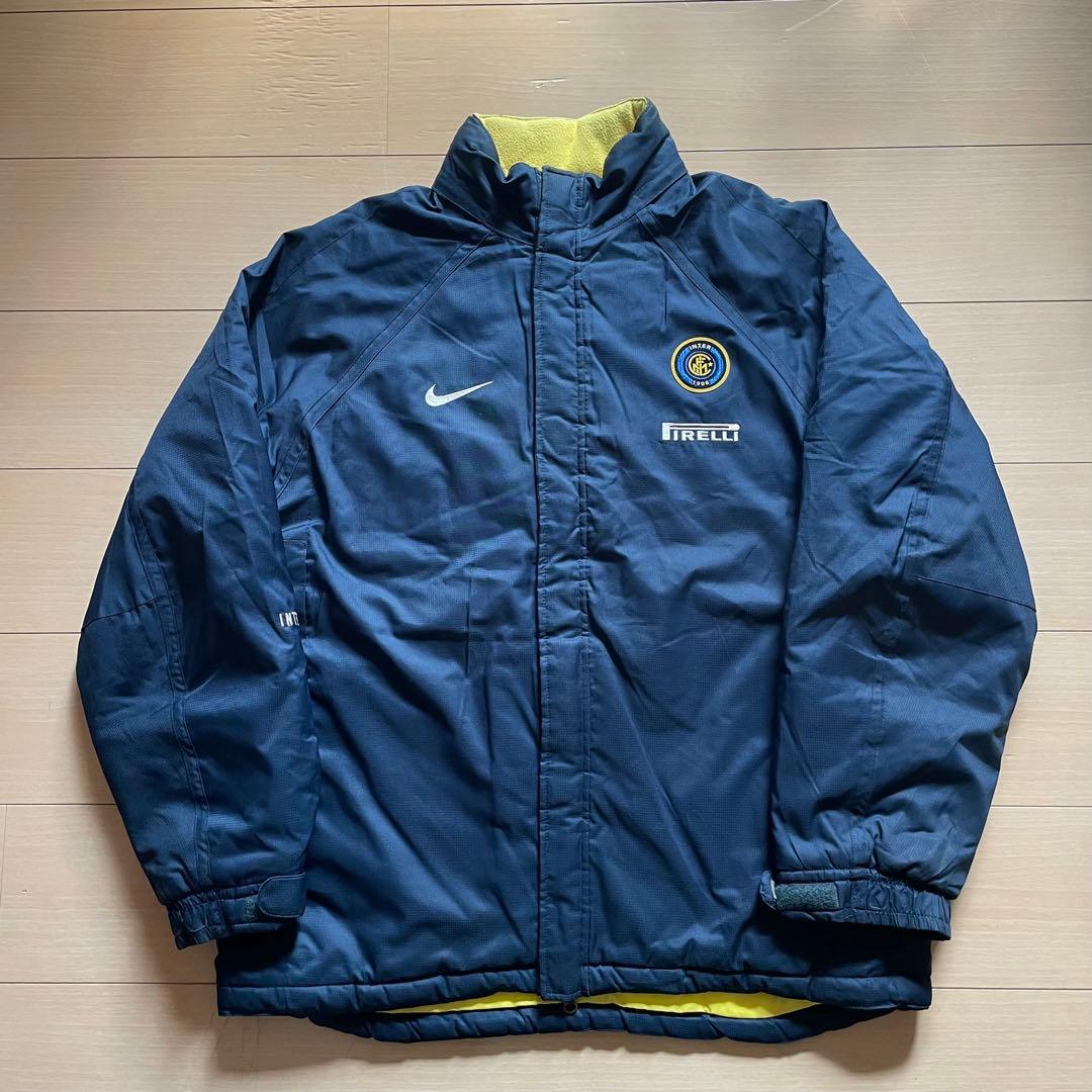90s 00s NIKE インテルミラノ 中綿ジャケット 旧エンブレム