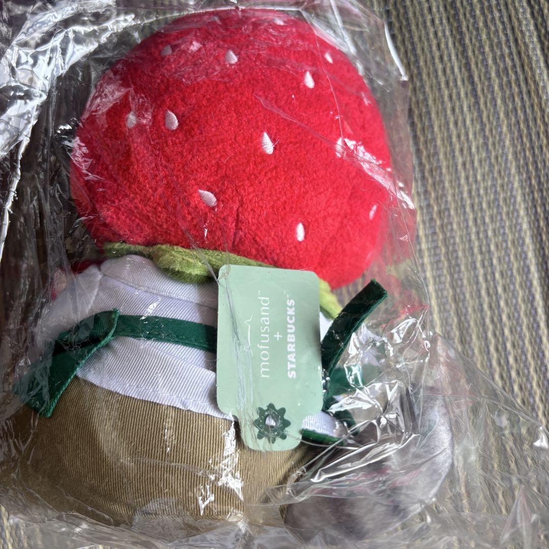 Mofusand Starbucksモフサンド スタバ　ぬいぐるみ　イチゴ モフサンド【海外限定】Starbucks×MOFUSAND イチゴぬいぐるみ