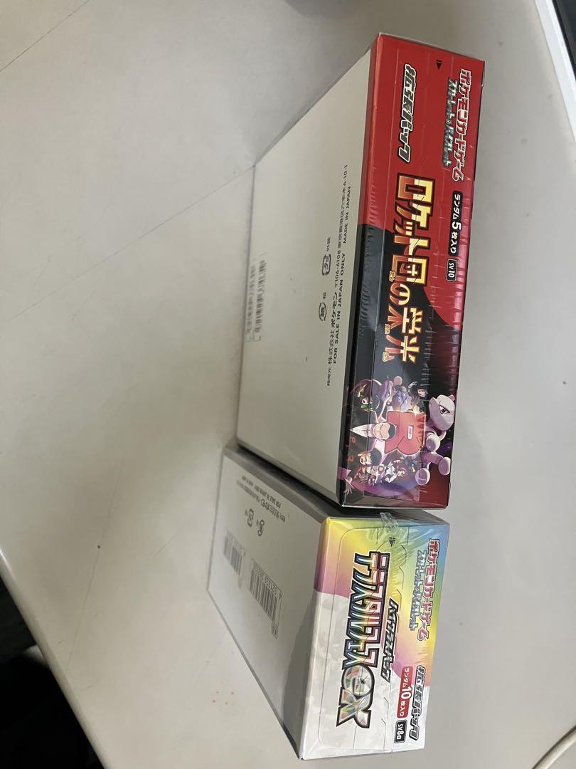 【シュリンク付き】ポケモンカードBOXテラスタルフェスex + ロケット団の栄光