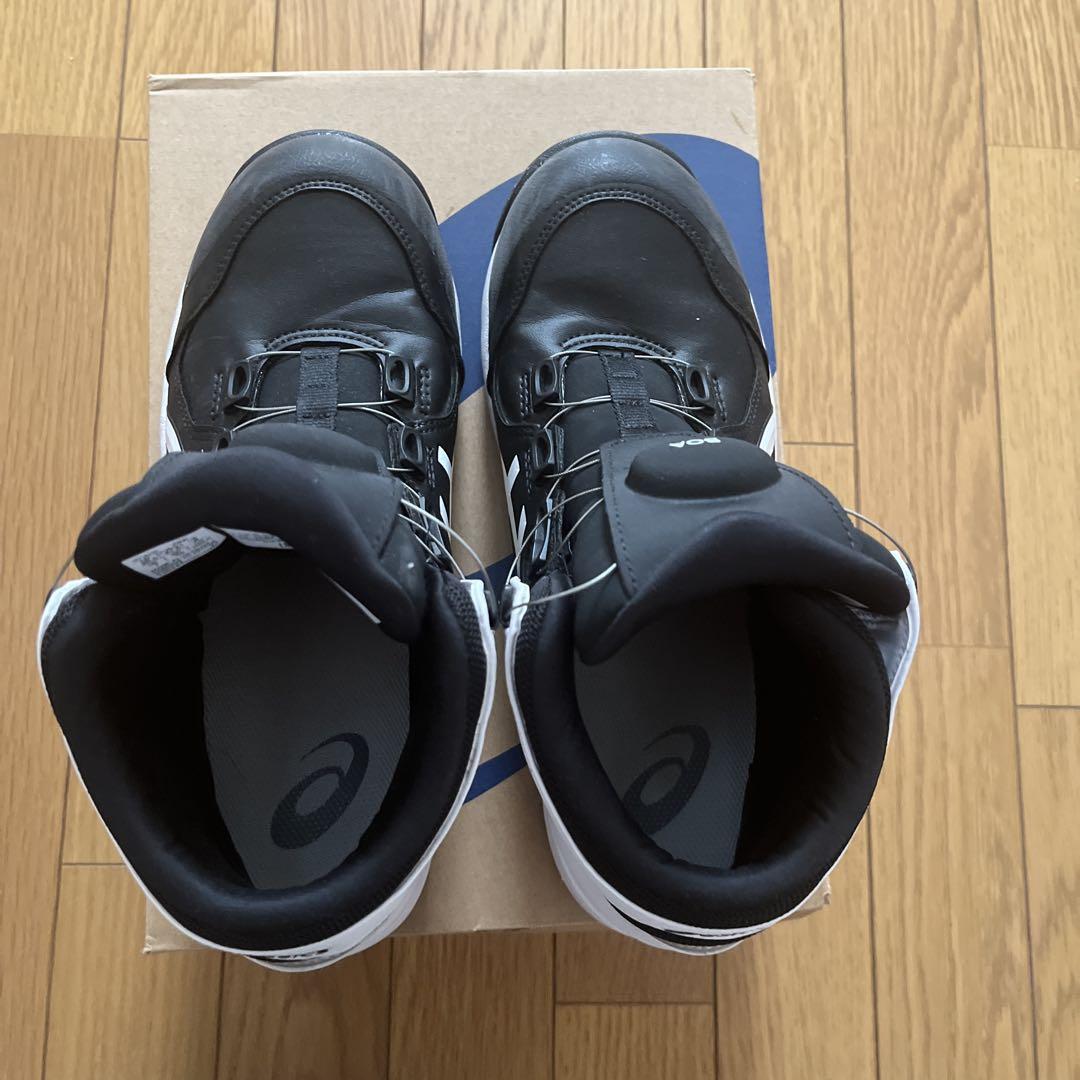 ASICS BOA 安全靴 ブラック/ホワイト CP304