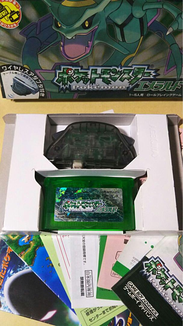 美品⭐️GBA⭐️ポケットモンスター 付属品完備 価格高騰中 S6Gt3-m61723898723 エメラルド 正規品在庫