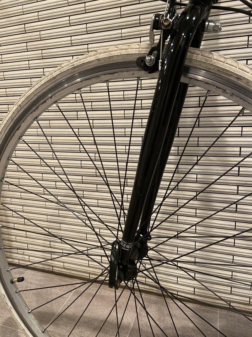 東京美品　オオトモ製　NEXTYLE ネクスタイル　クロスバイク　自転車　泥除付
