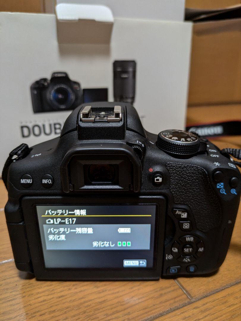 極上品　Canon eos kiss x8i ダブルズームキット