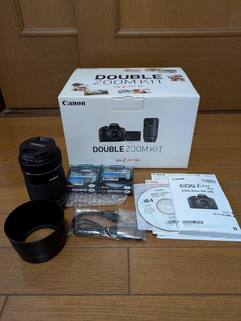 極上品　Canon eos kiss x8i ダブルズームキット