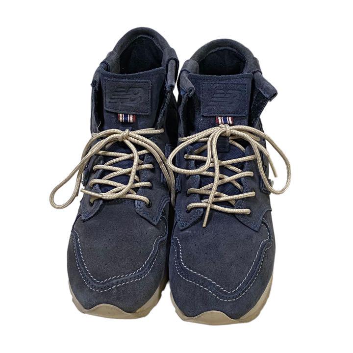 22春の新作 New Balance ニューバランス 25 5 ハイカットスニーカー 紺 ブーツ Blazinghog Com