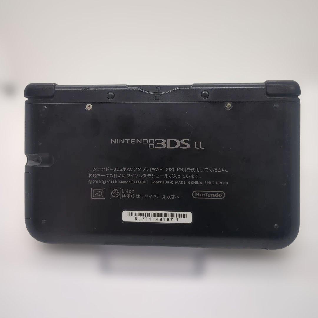 ニンテンドー 3DSLL ブラック ジャンク全体的に状態が悪い UP786_INFO