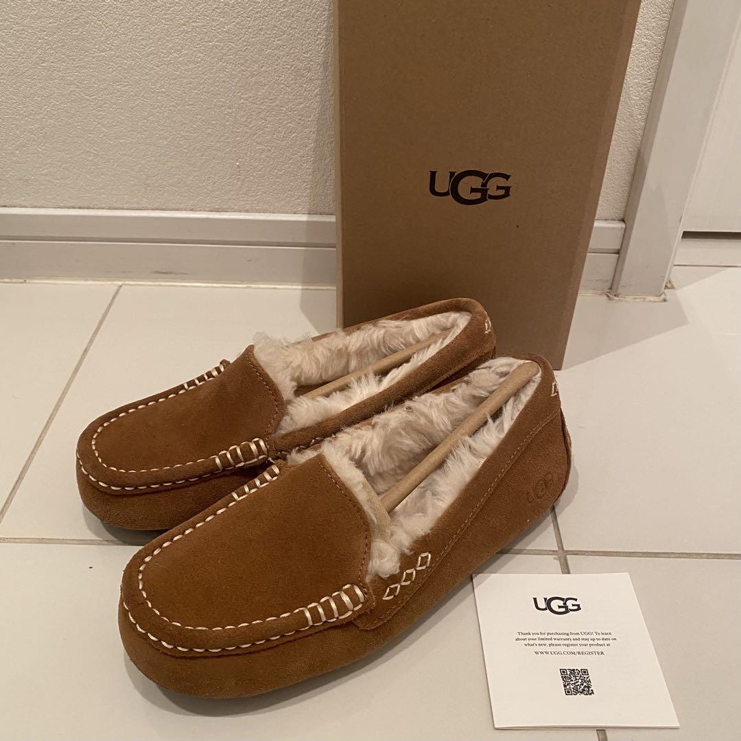 ☆美品☆ UGG/アグ アンスレー モカシン 【サイズ6】 チェスナット