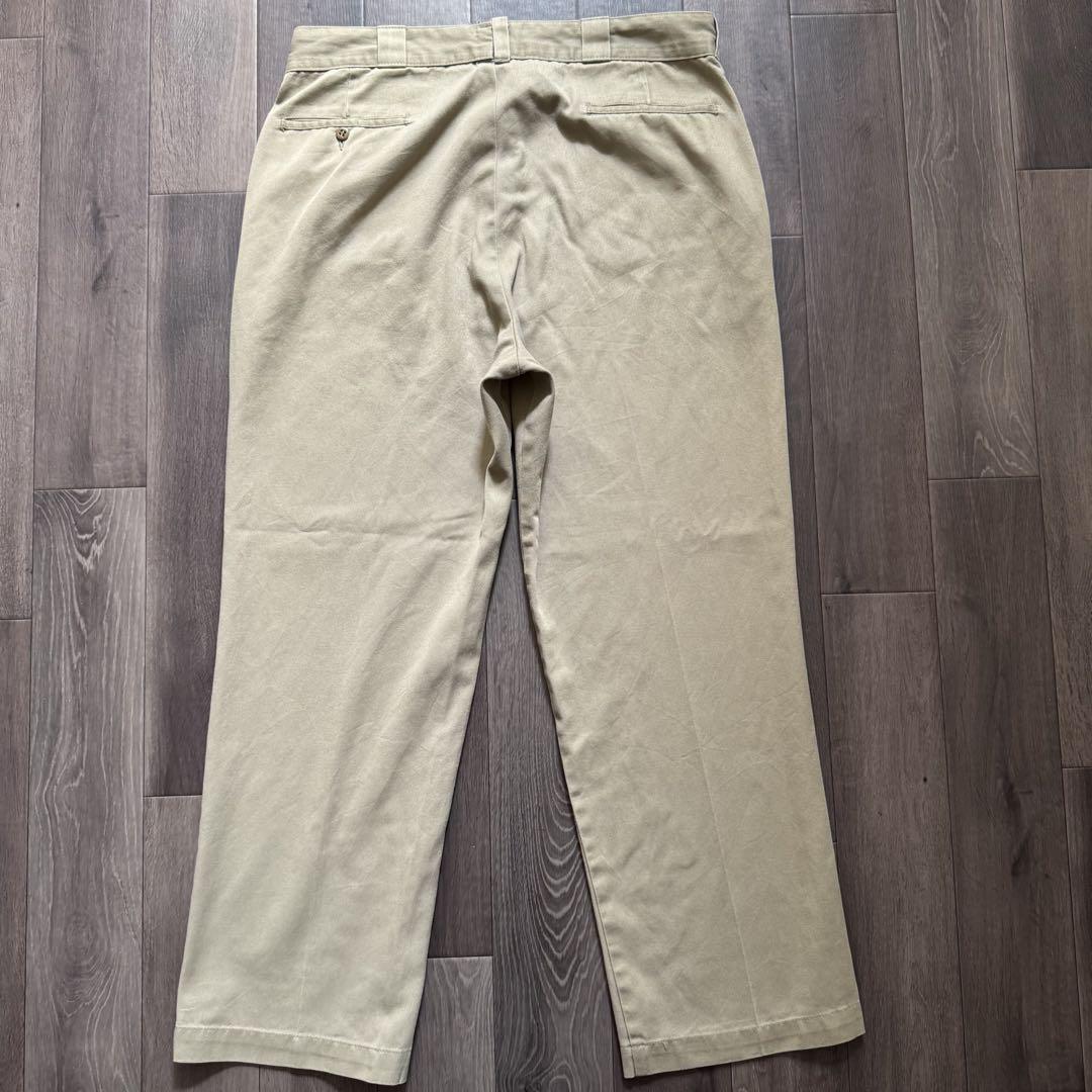 80s 90s USA製 Dickies874 ベージュ カーキ チノパン