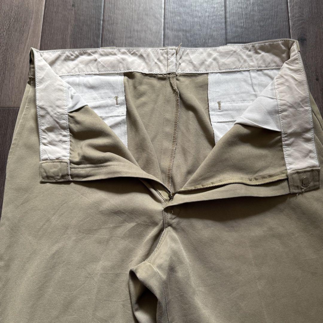 80s 90s USA製 Dickies874 ベージュ カーキ チノパン