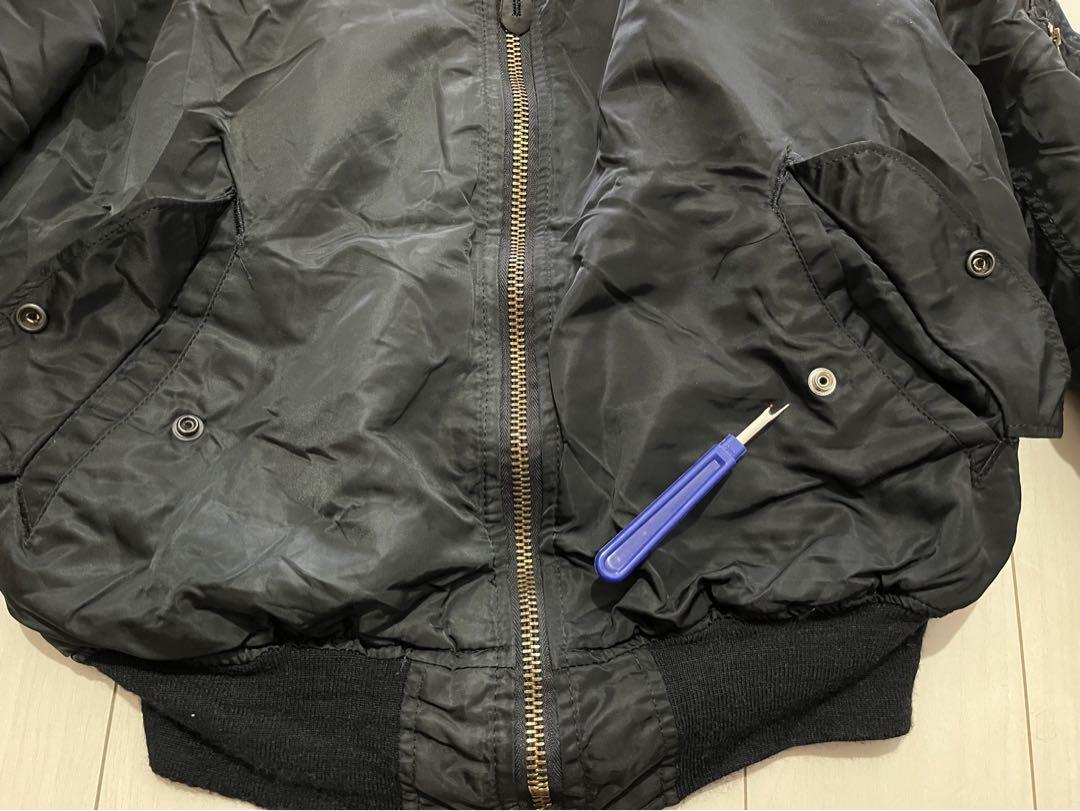 ALPHA INDUSTRIES MA-1 フライトジャケット ブラック