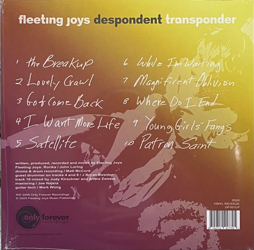 Fleeting Joys Despondent Transponder 再発