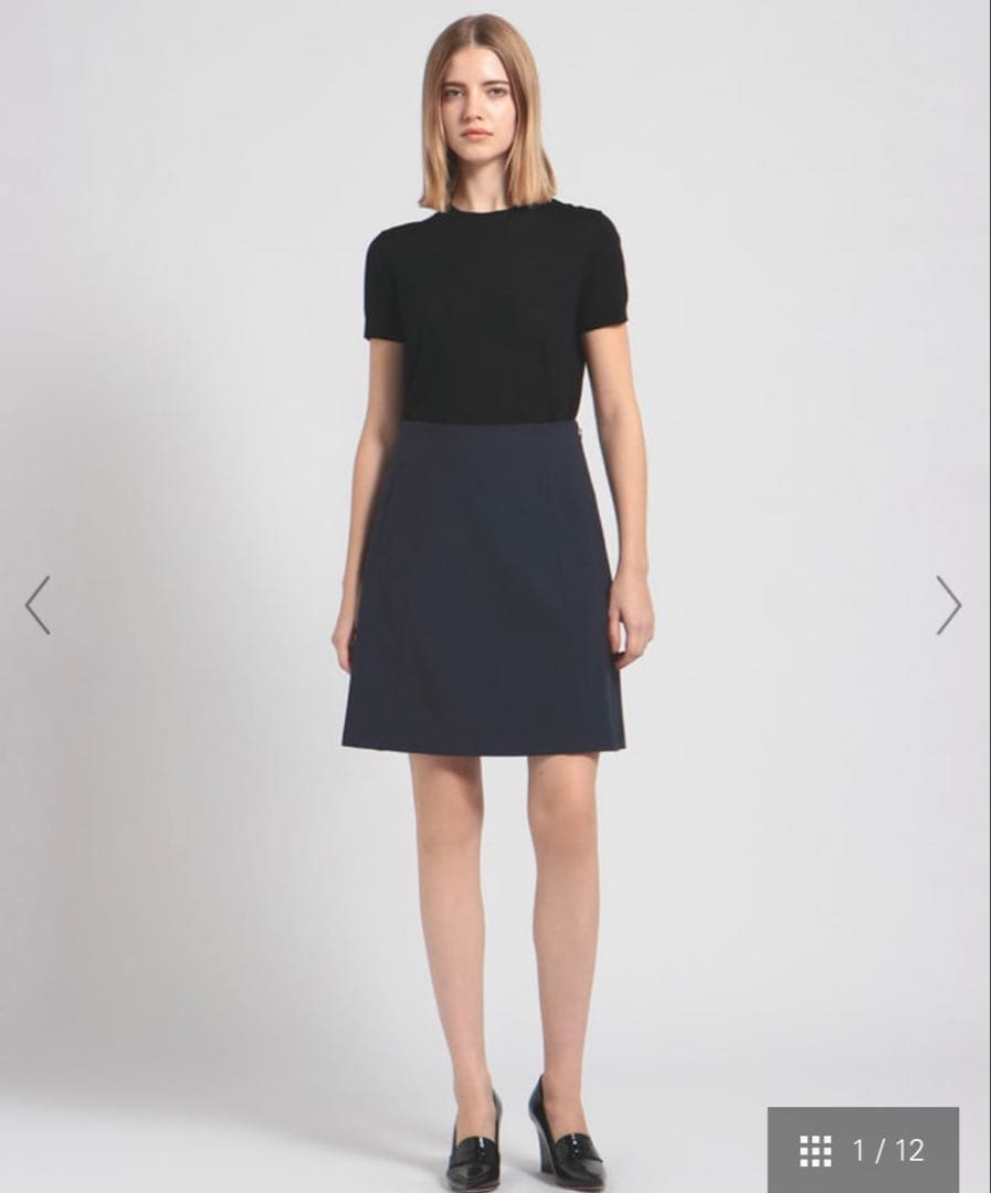 新品同様セオリーオンライン限定PerfectedWool Prito Wスカート