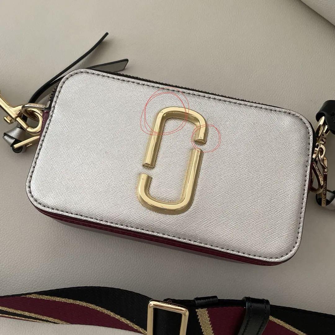 Marc Jacobs メッセンジャーバッグ シルバー/ブラック