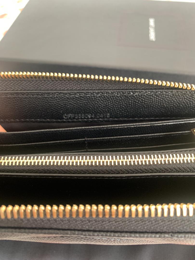 【大人気】SAINT LAURENT 長財布 YSL 小銭入れ カード