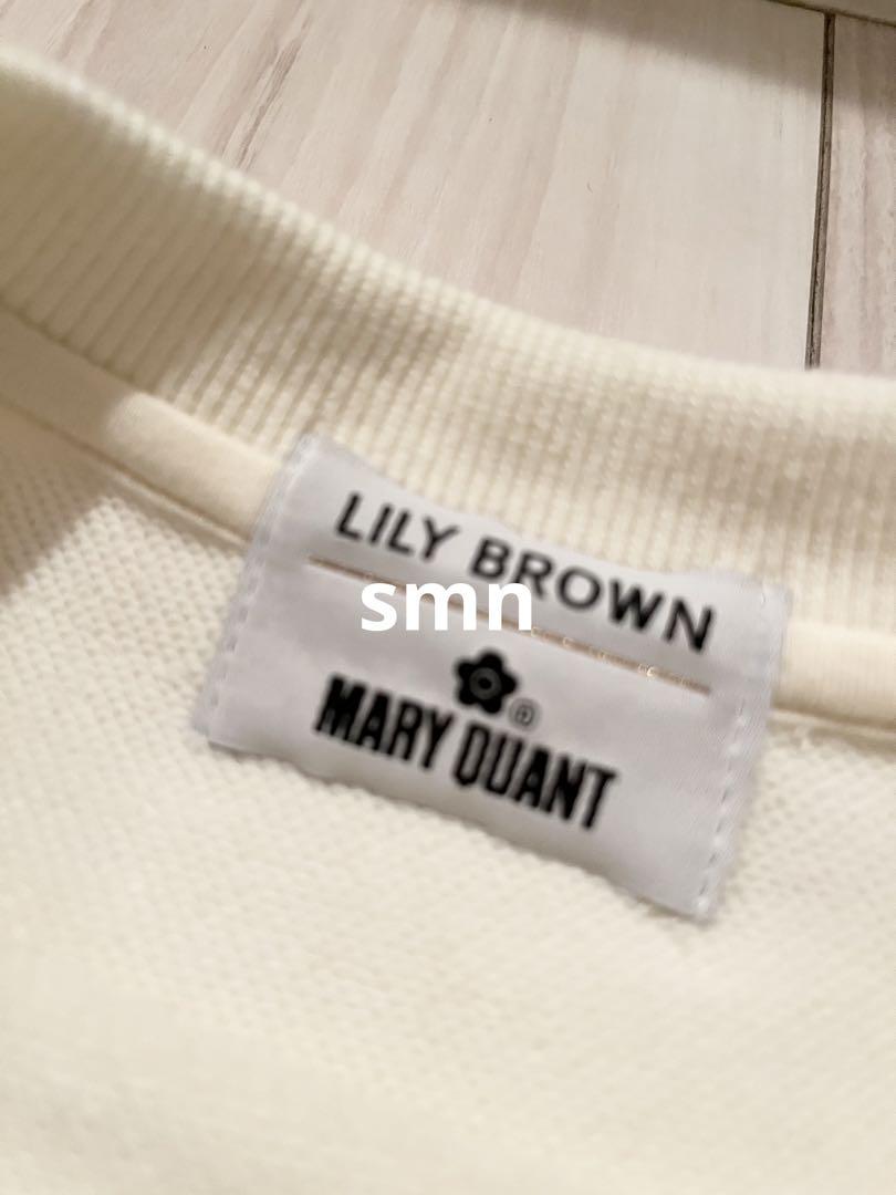 【LILY BROWN×MARY QUANT】デイジークロップドスウェット　新品