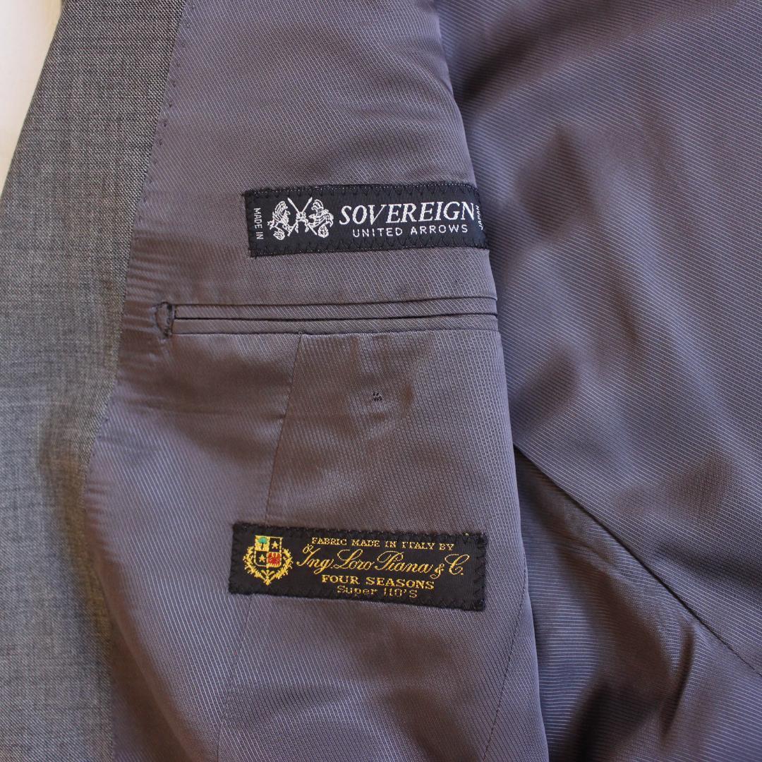 SOVEREIGN Loro Piana セットアップスーツ Mサイズ グレー