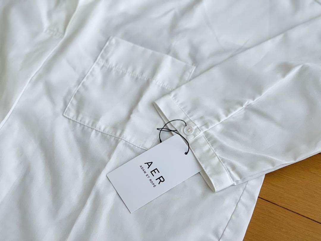 アダムエロペ/ADAM ET ROPE' 白シャツ スキッパー タグ付 新品
