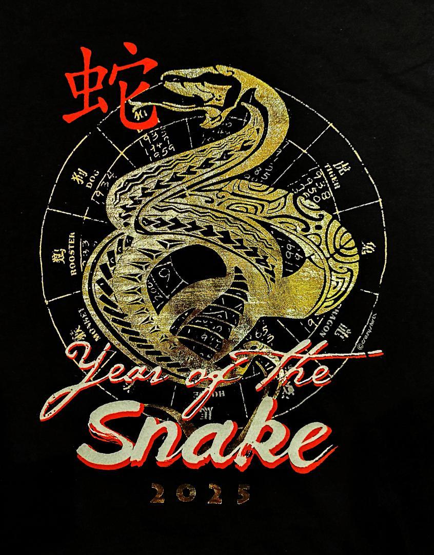 【新品】　crazy shirts　クレイジーシャツ　メンズ　Tシャツ　XL　蛇トップス
