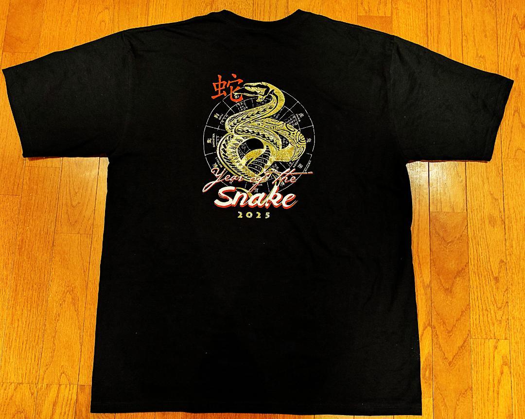 【新品】　crazy shirts　クレイジーシャツ　メンズ　Tシャツ　XL　蛇