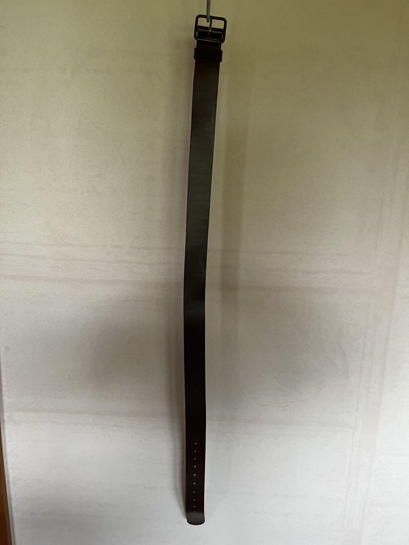 スイス軍 ベルト SWISS ARMY LEATHER BELT ブラウン