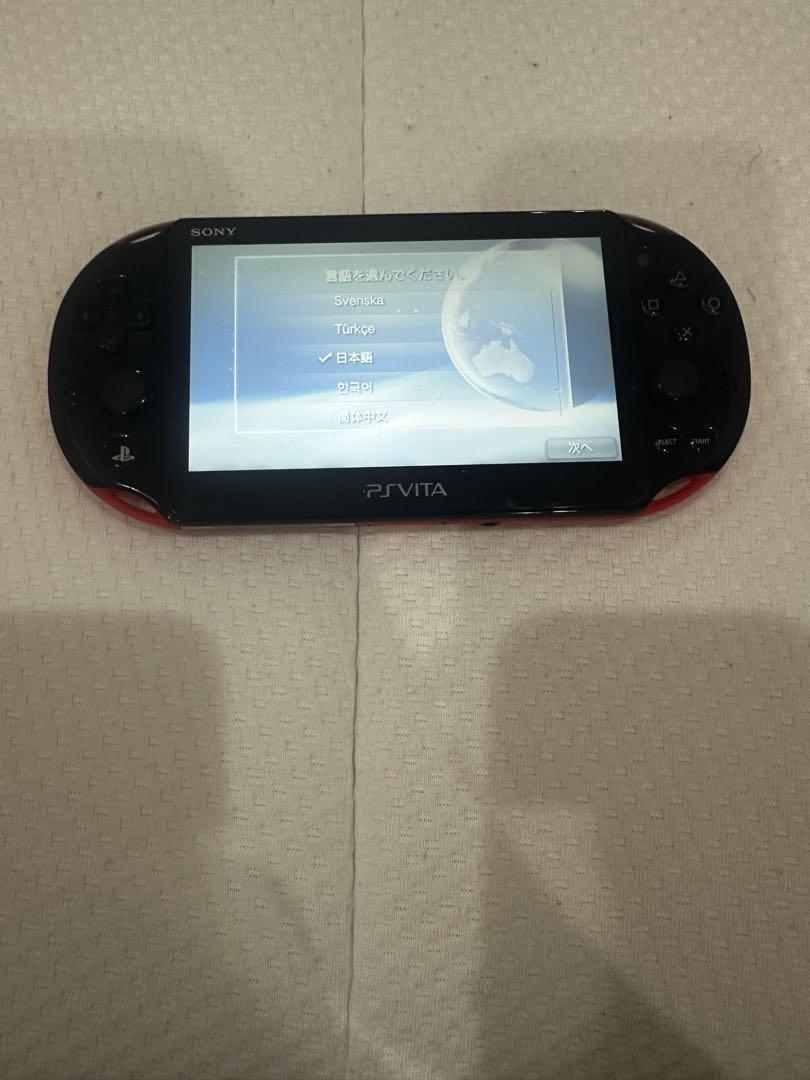 SONY PS Vita 本体 ゲームカード3枚付き
