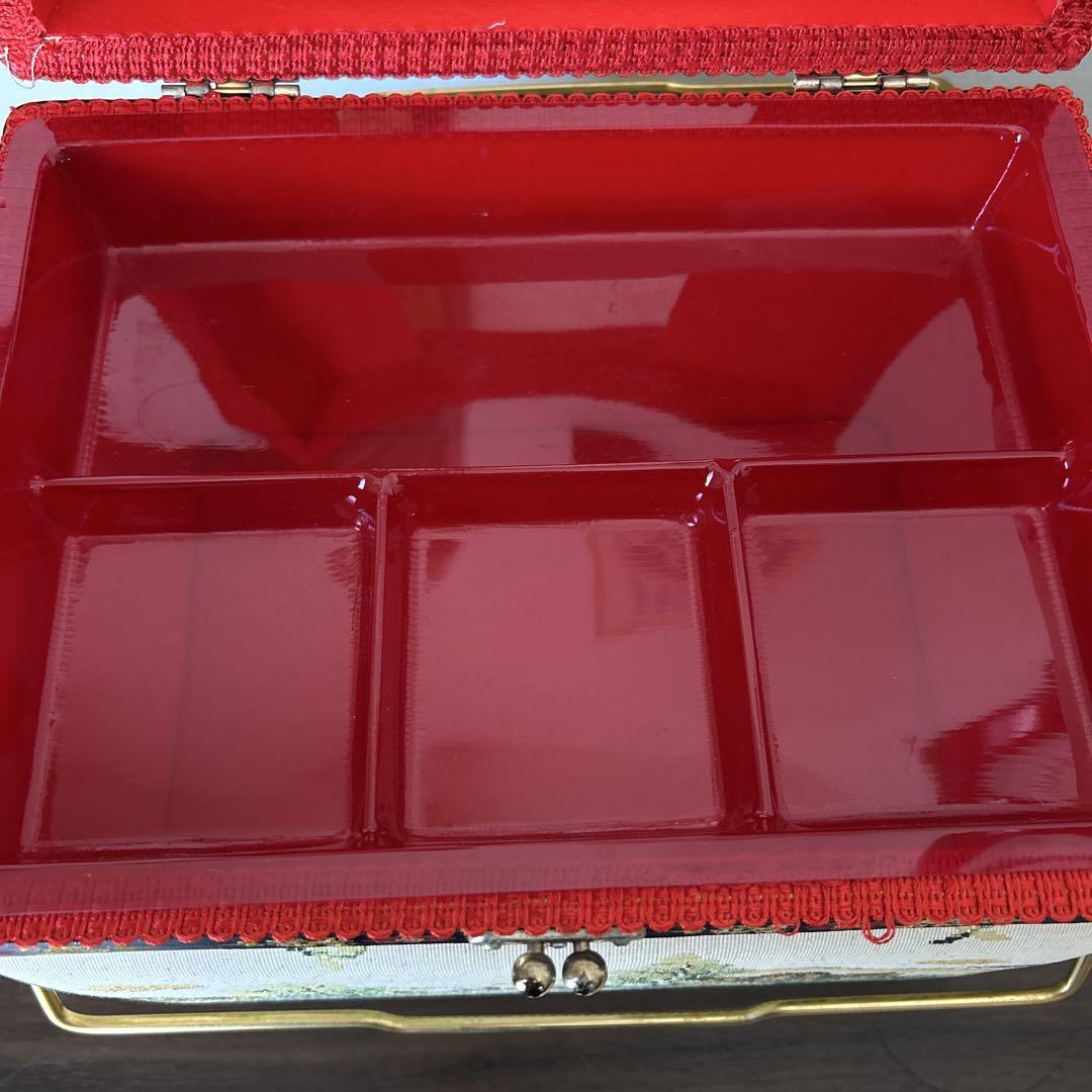 昭和レトロ！可愛い！チロリアンバスケット 裁縫箱 ソーイング