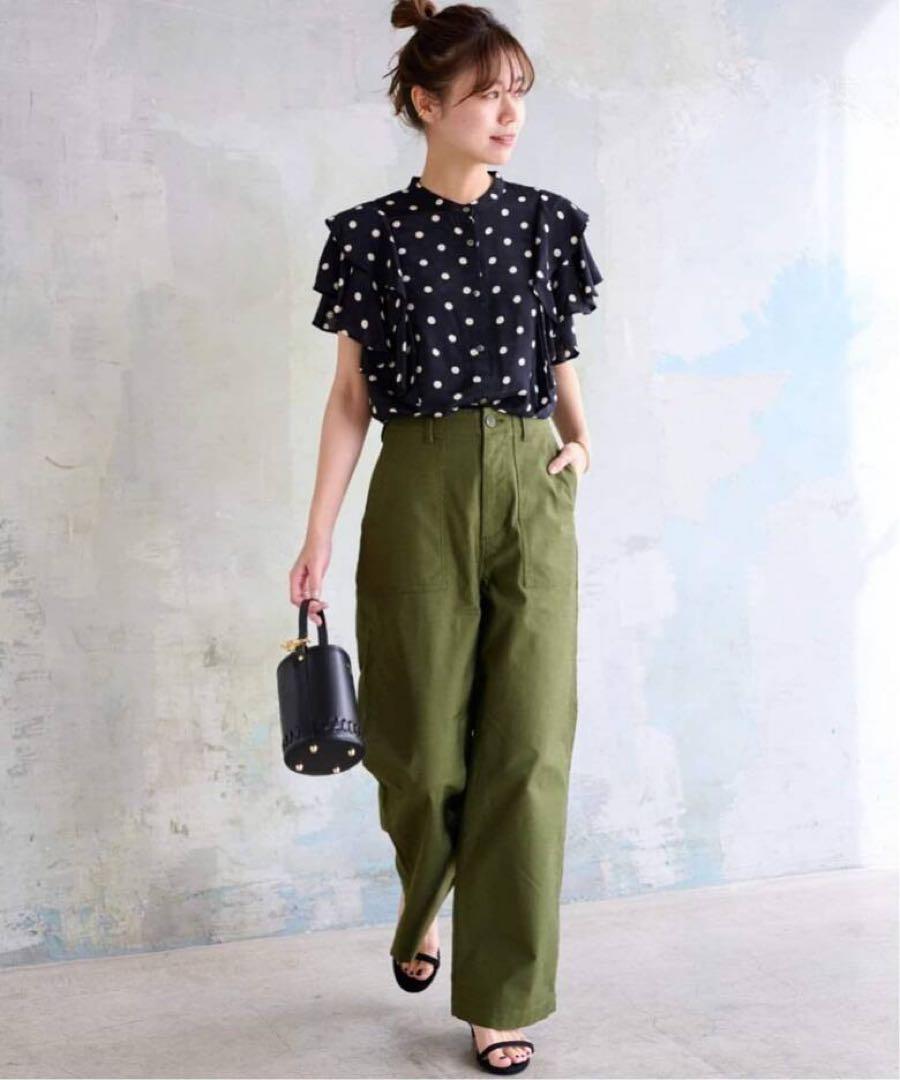 美品　JOURNAL STANDARD relume ワイドベイカーパンツ