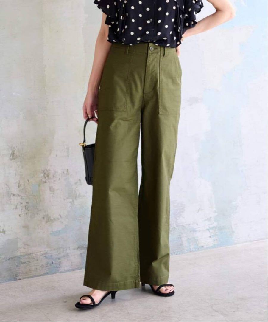 美品　JOURNAL STANDARD relume ワイドベイカーパンツ
