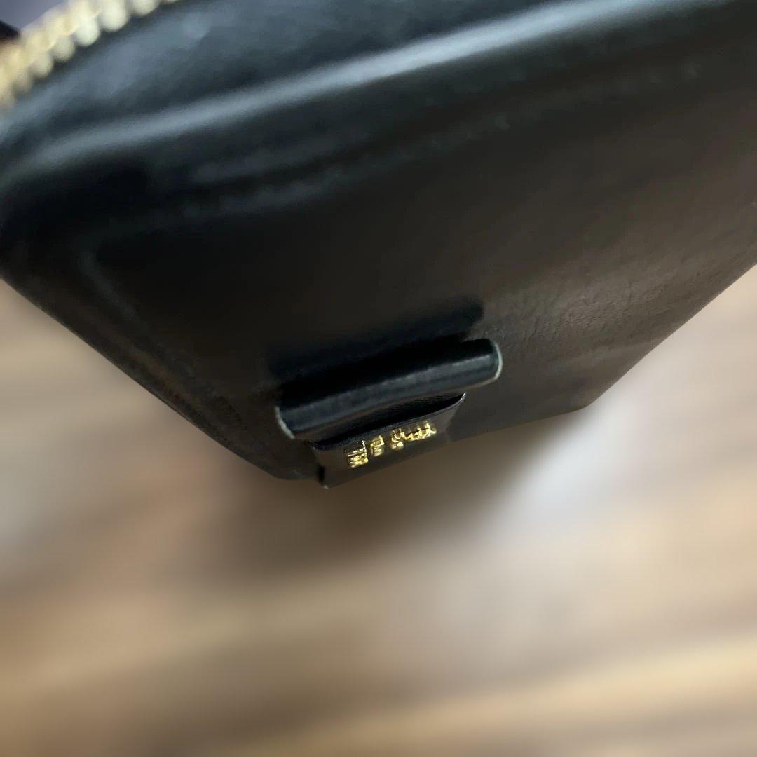 ちゅん PRADA ブラック リボン長財布