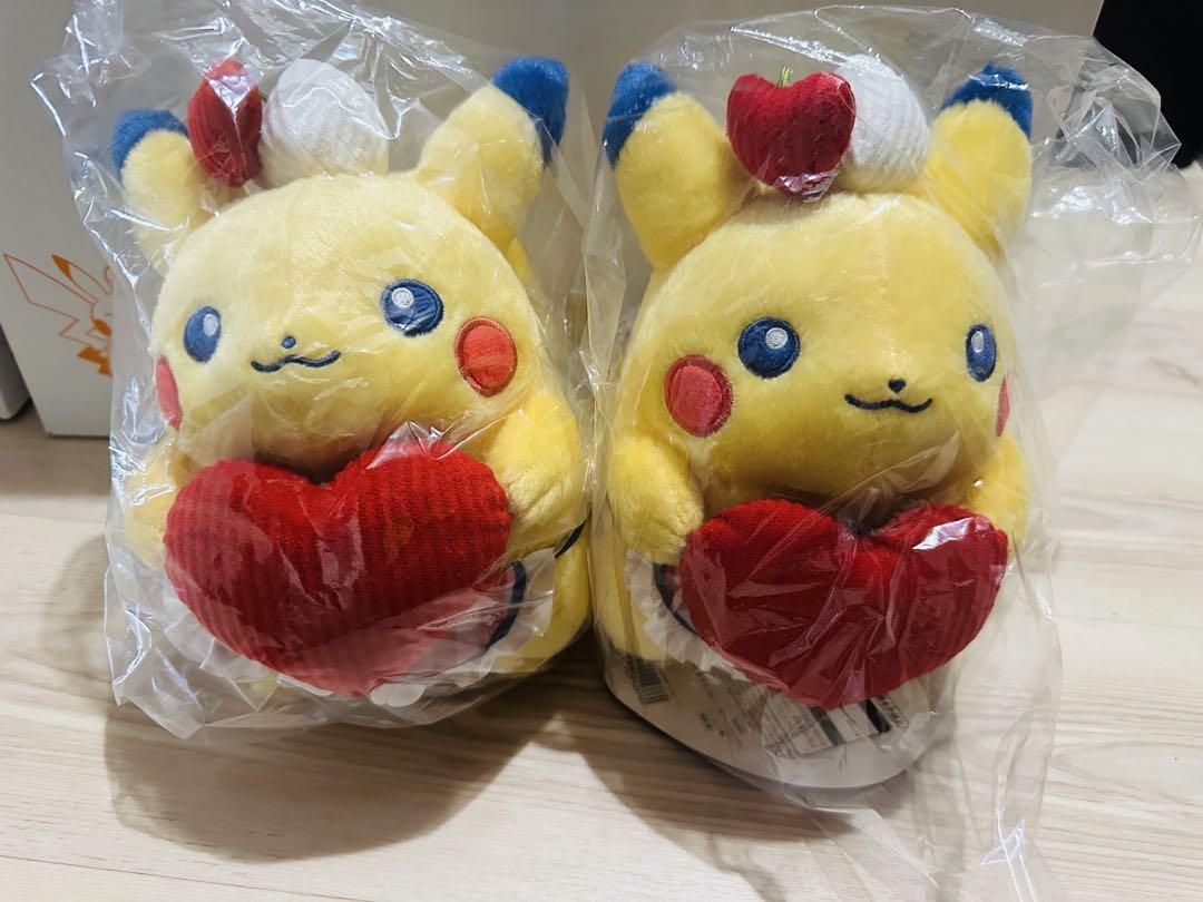 (2点セット)ピカチュウ ハートぬいぐるみ