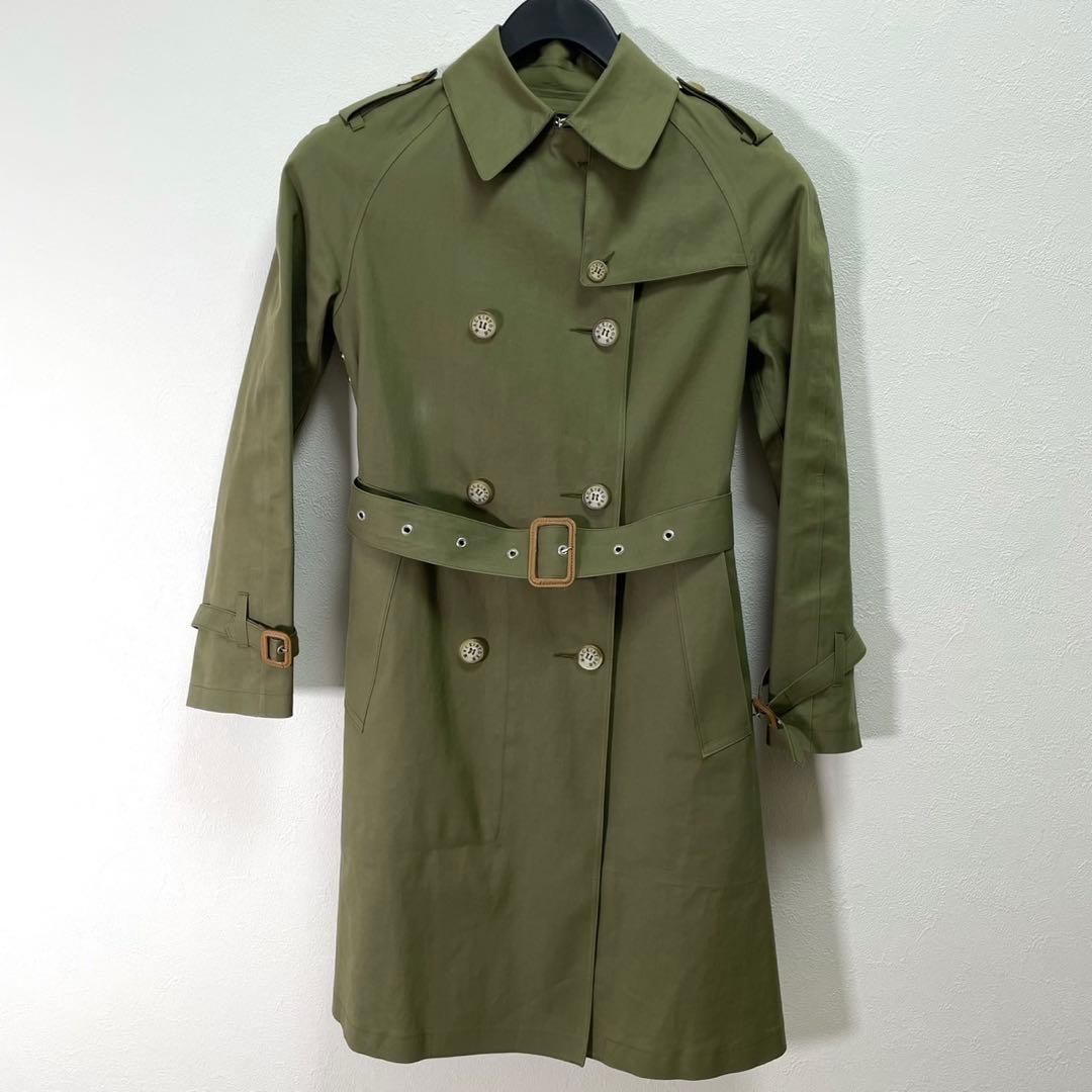 MACKINTOSH マッキントッシュ トレンチコート ゴム引き コットンS・Mackintosh