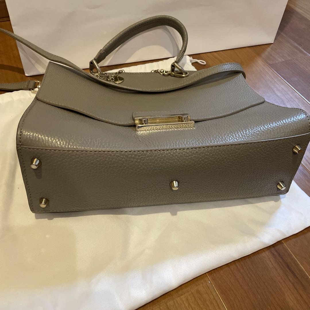 【FURLA 2wayハンドバッグ チャーム付き】 FURLA 2WAYバッグ チャーム付き