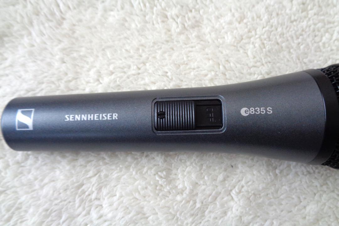 SENNHEISER E835S　ダイナミックマイク　ほぼ未使用の美品