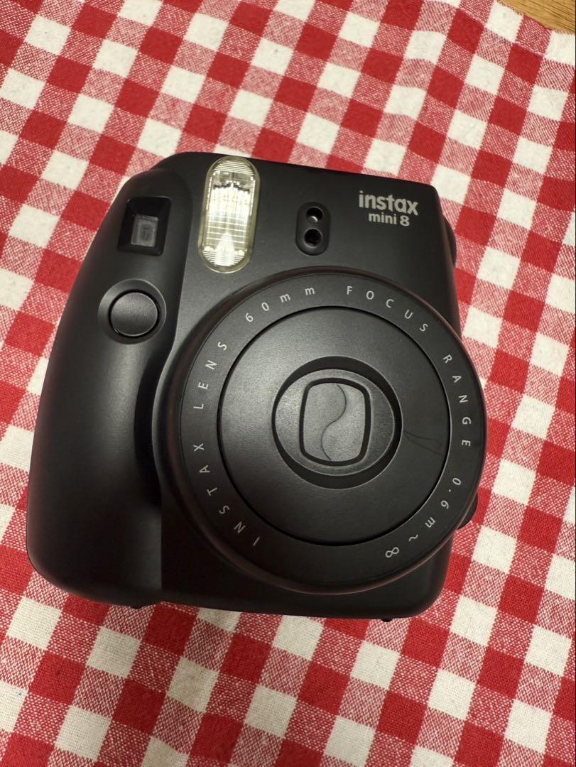 【新品同様】FUJIFILM チェキ instax mini 8（ブラック）