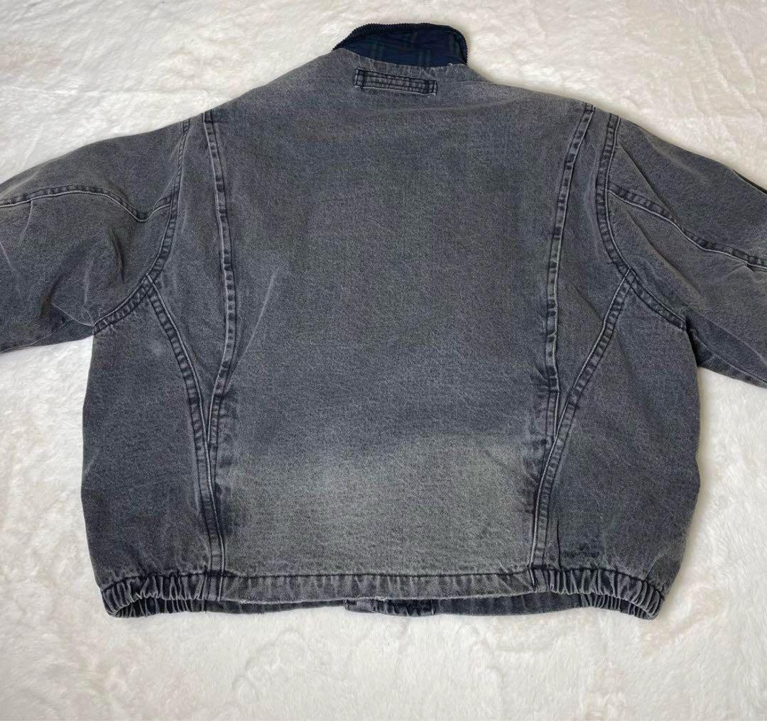 NAUTICAグレー デニムブルゾン人気　キルティング　ダメージ　加工 FREAK'S STORE｜Crushed Duck Blouson | Rakuten Fashion(楽天