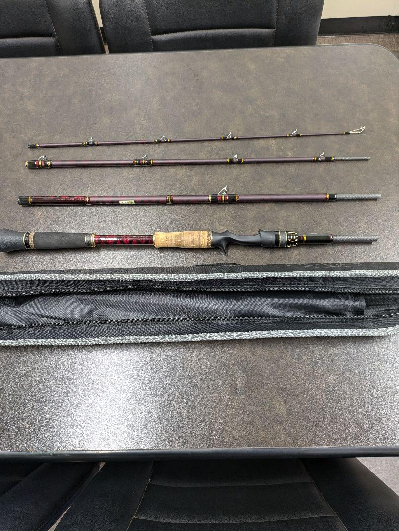 雷魚引退セット　竿　リール　フロッグ　釣り場で使う道具一式　製作道具一式