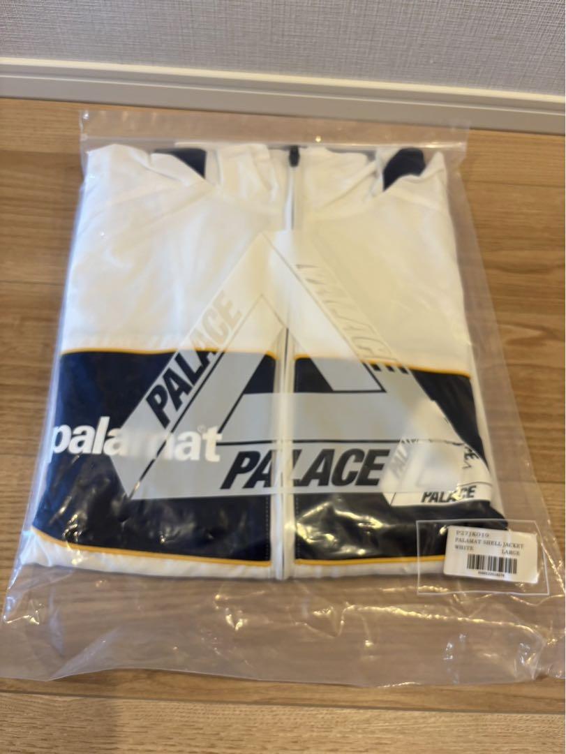 新品未使用 PALACE PALAMAT SHELL JACKET WHITE 画像5