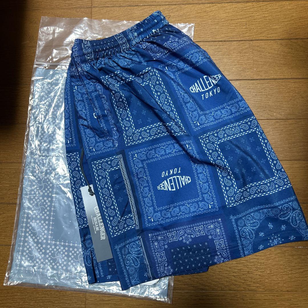 CHALLENGER BANDANA SHORTS L