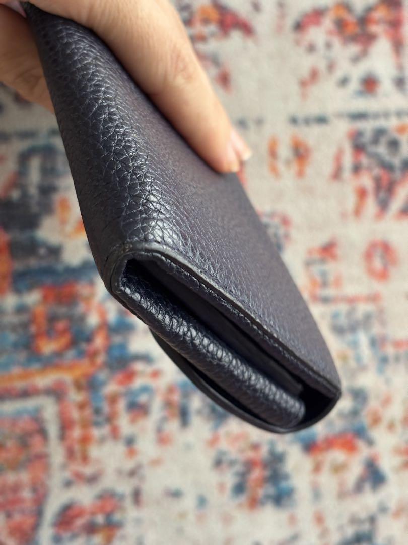 フェラガモ 長財布 Salvatore Ferragamo ネイビー ガンチーニ