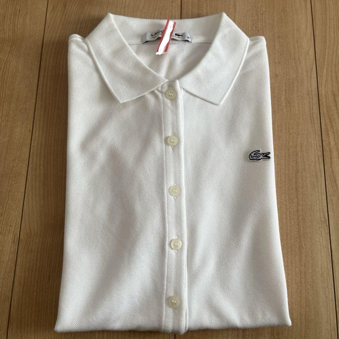 LACOSTE （FRENCHBRAND）白　ポロシャツ 36 美品