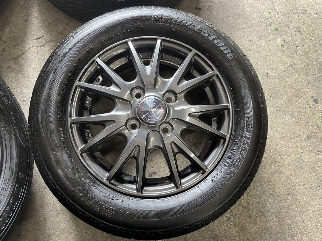 美品　軽カー用　155/65R13 アルミセット