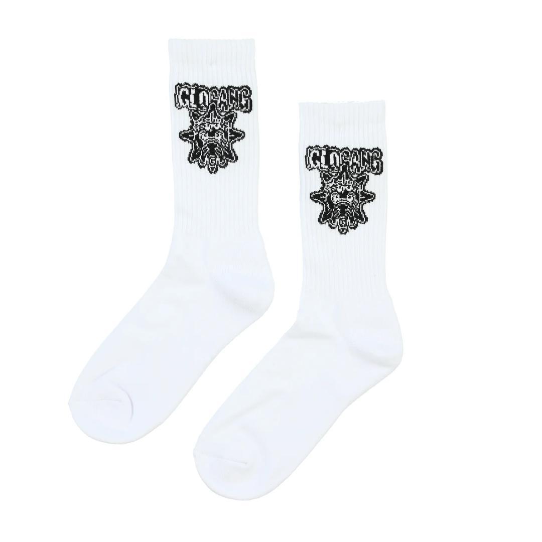 関税送料込 GLOGANG Glo Gang Sun ロゴ ソックス Glo-Gang-Logo-Stripe-Socks-