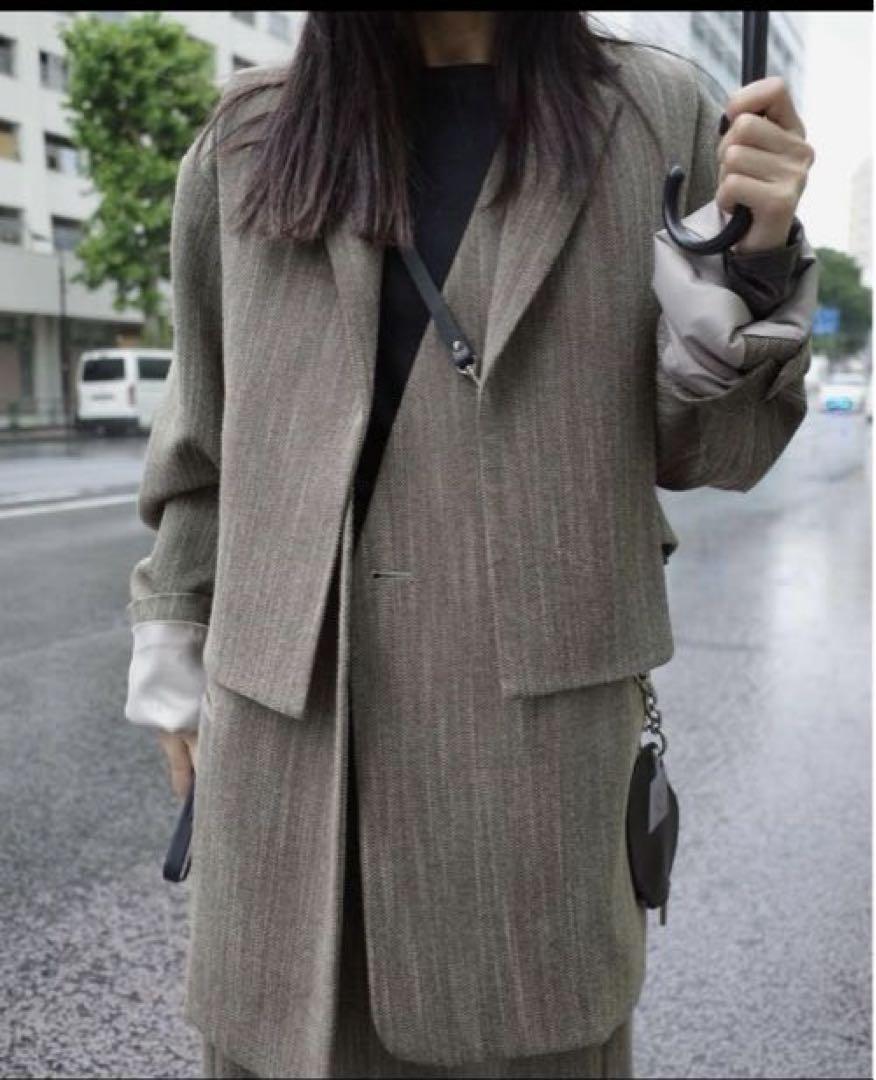 AMERI CONVERTIBLE HERRINGBONE JACKET一 番 安い 通販