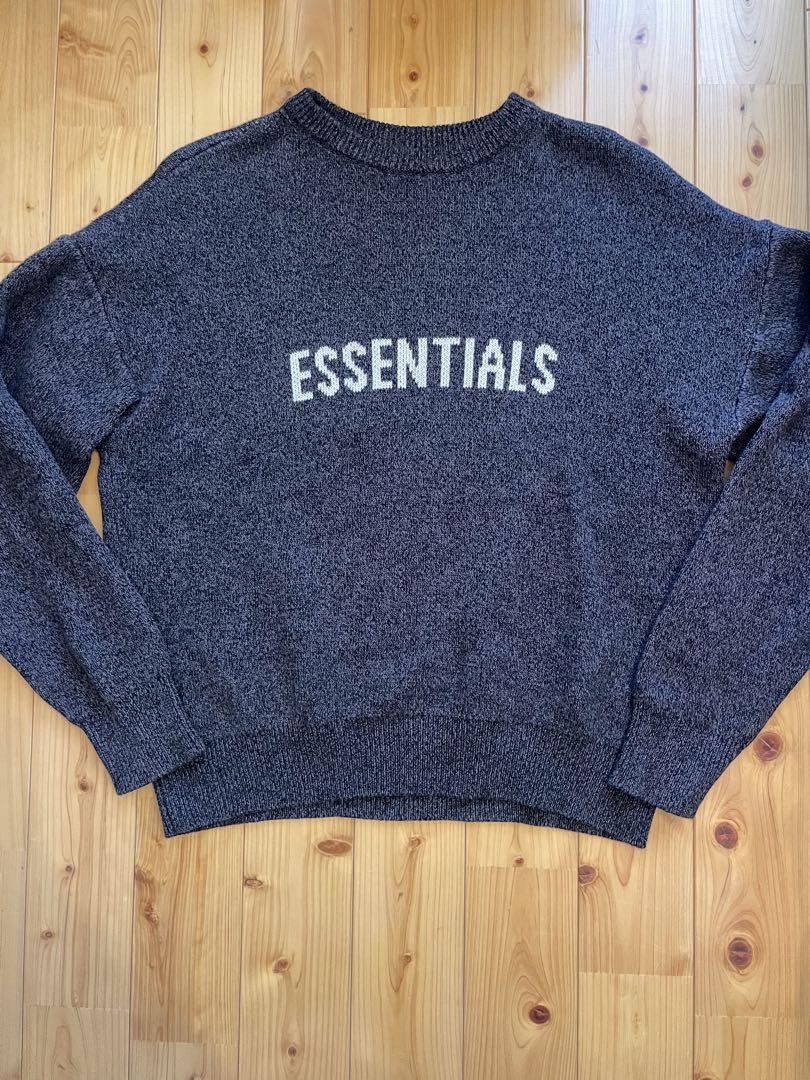 美品　エッセンシャルズessentials ニット セーター　オーバーサイズXL