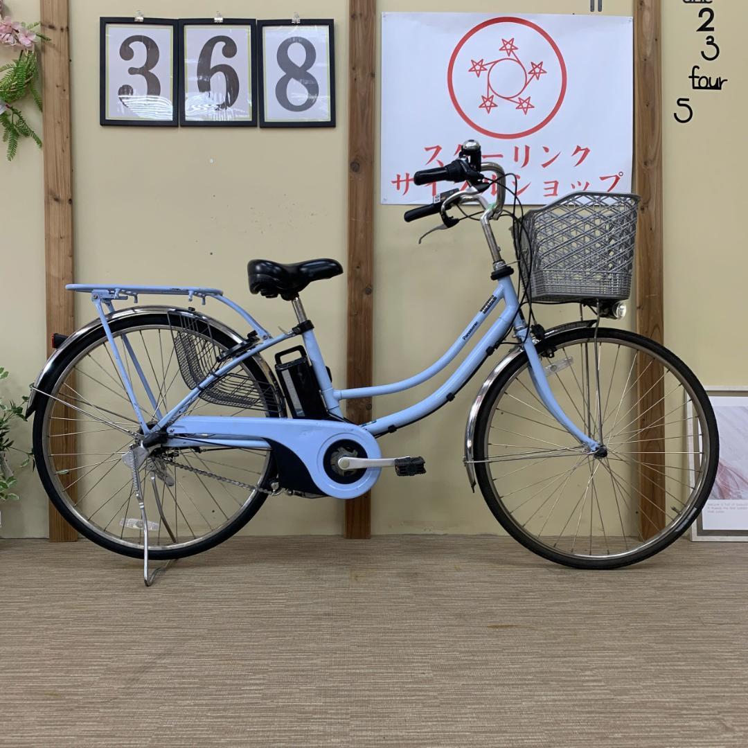 電動自転車 中古 26インチ 新基準 Panasonic ViVi EX リチウムバッテリー 充電器付 パナソニック ビビ 新生活応援SALE 東京23区配達無料 新基準 Panasonic パナソニック A