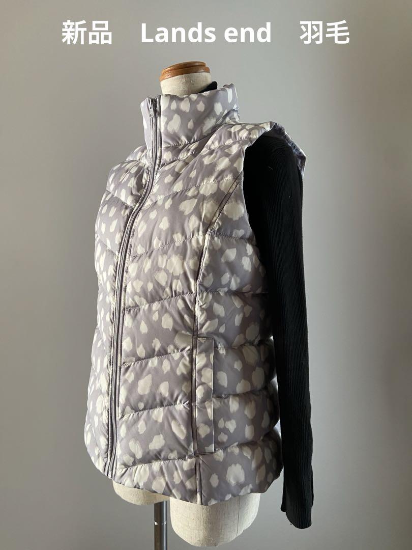 LAND'S END 新品　羽毛　ダウンベスト　米国Sサイズ(日本Mサイズ)