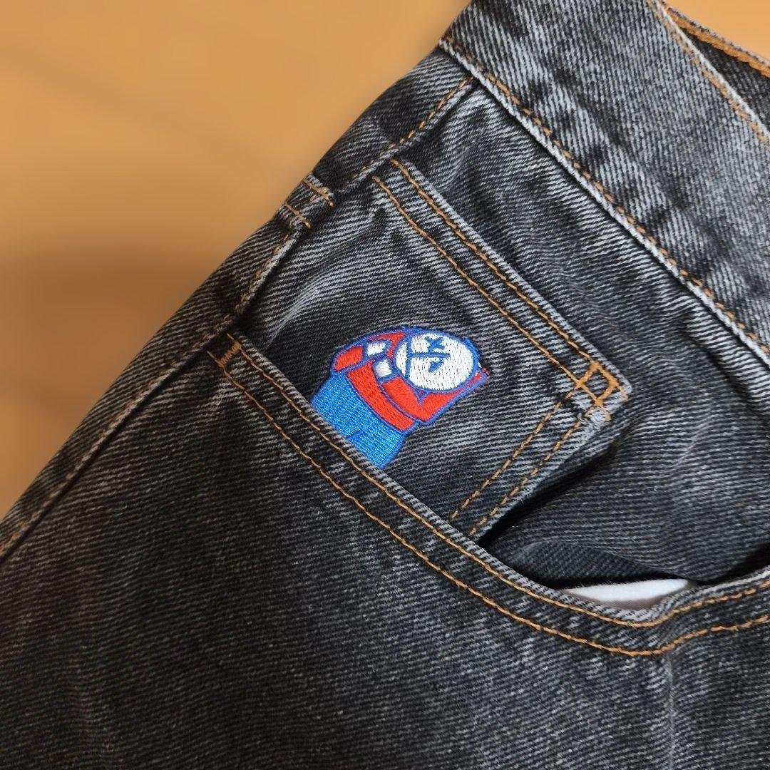 正規品ポーラースケートBIGB0YバギーデニムLビックボーイL・polar-skate-co