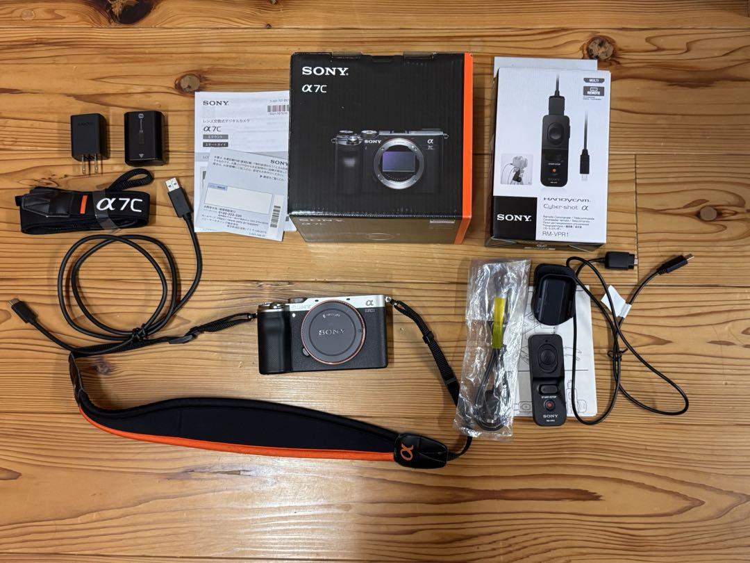 【美品】SONY α7C ILCE-7C シャッター230回　おまけ付き